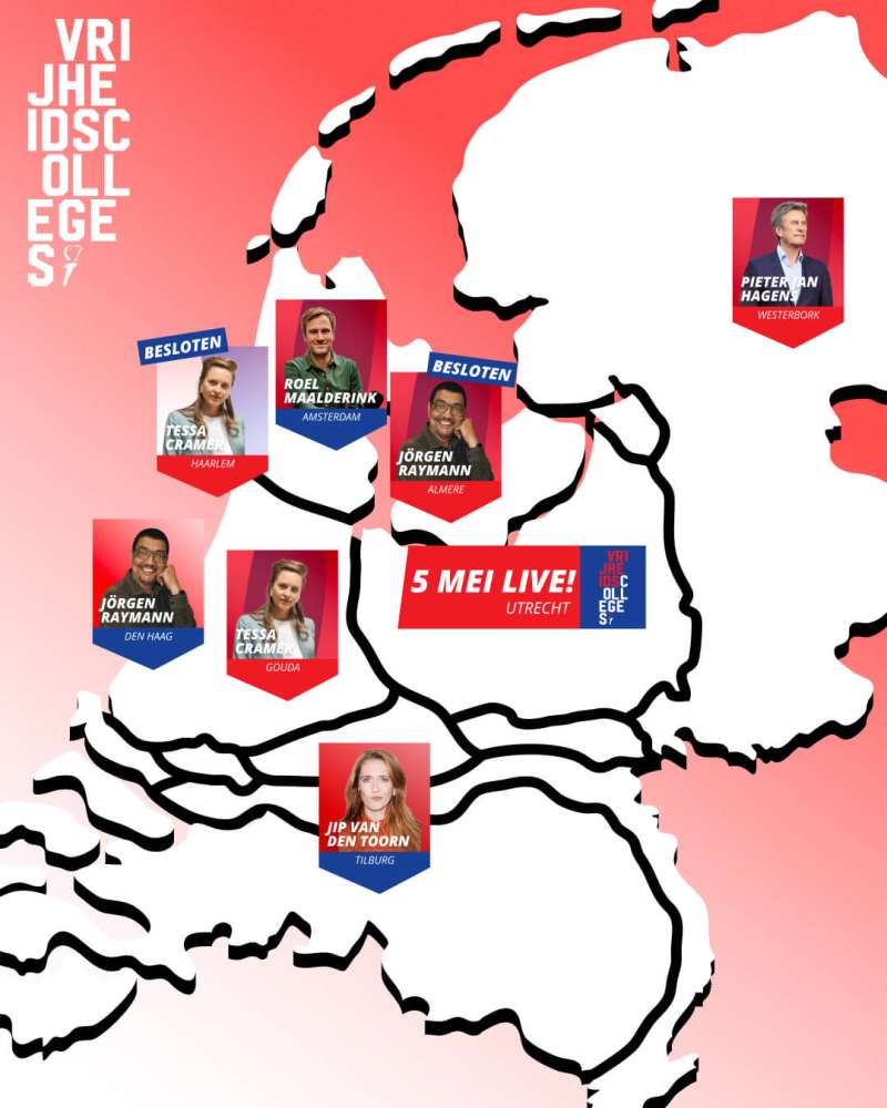 Kies jouw bestemming voor 5 mei